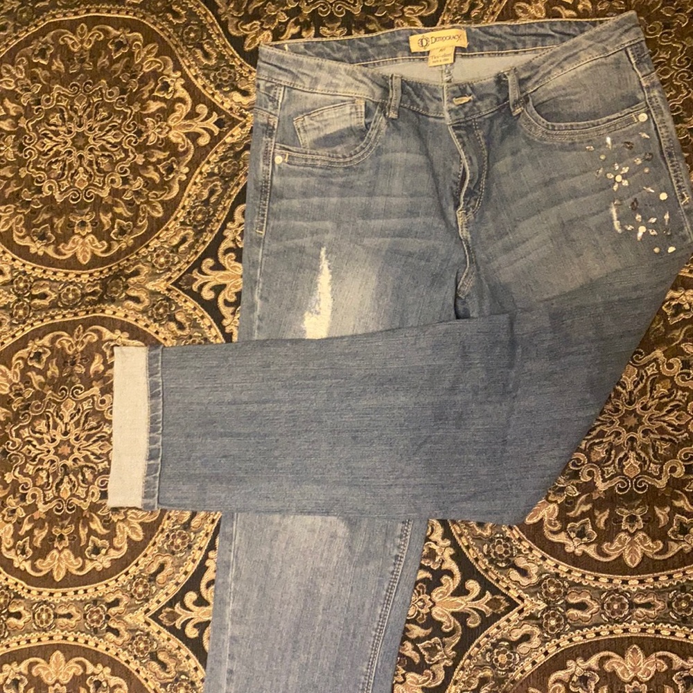 Democracy jeweled Jeans